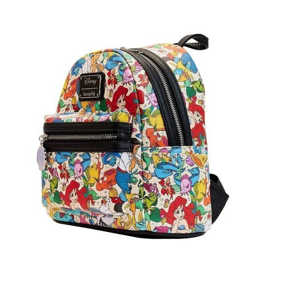 Loungefly Disney The Little Mermaid Ariel and Under Sea Friends Mini Backpack main image 4